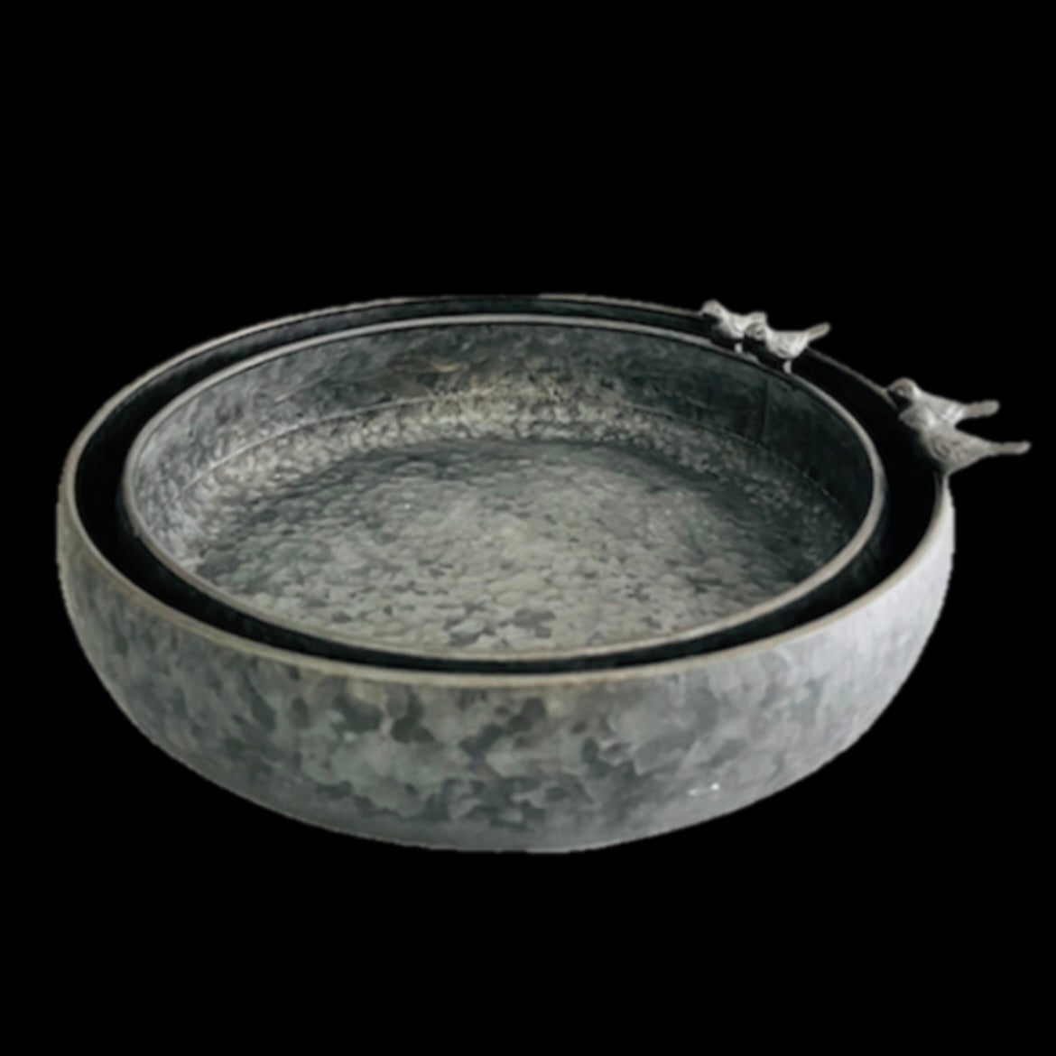 Bird Planter 12"Dx2.5"H