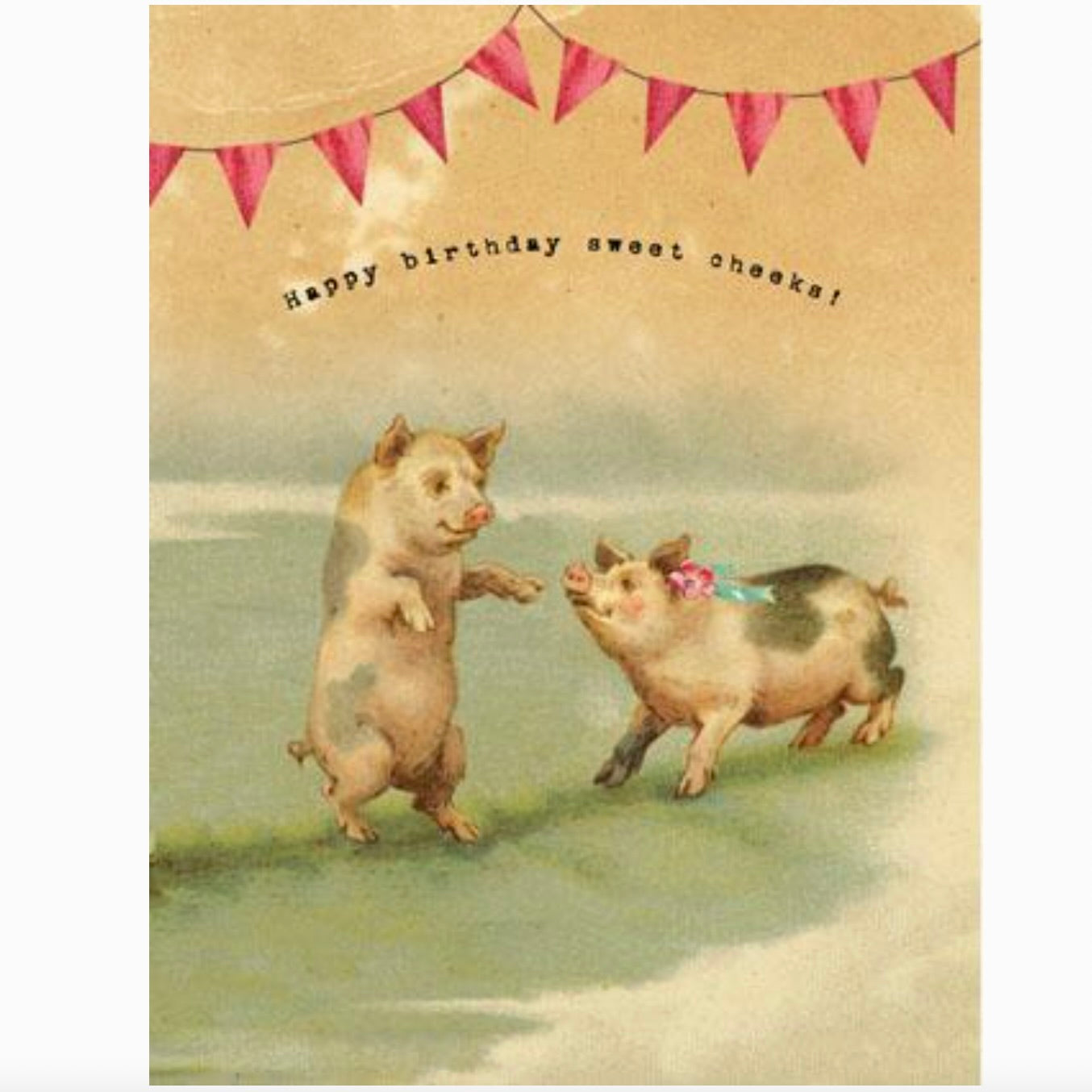 Happy Birthday Sweet Cheeks Card