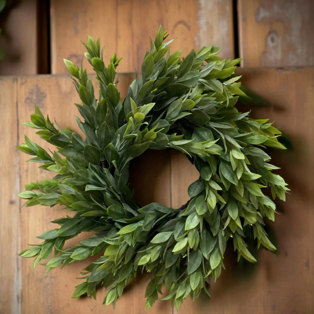 Ruscus Wreath 11.5"