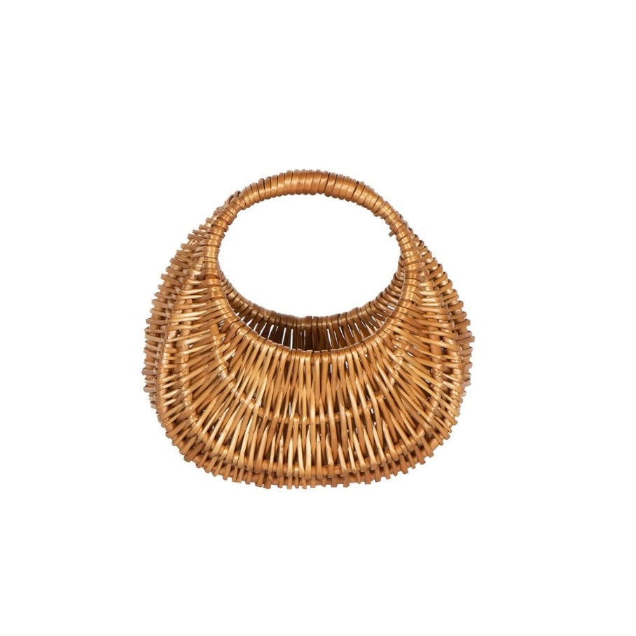 Small Oval Steamed Willow Basket