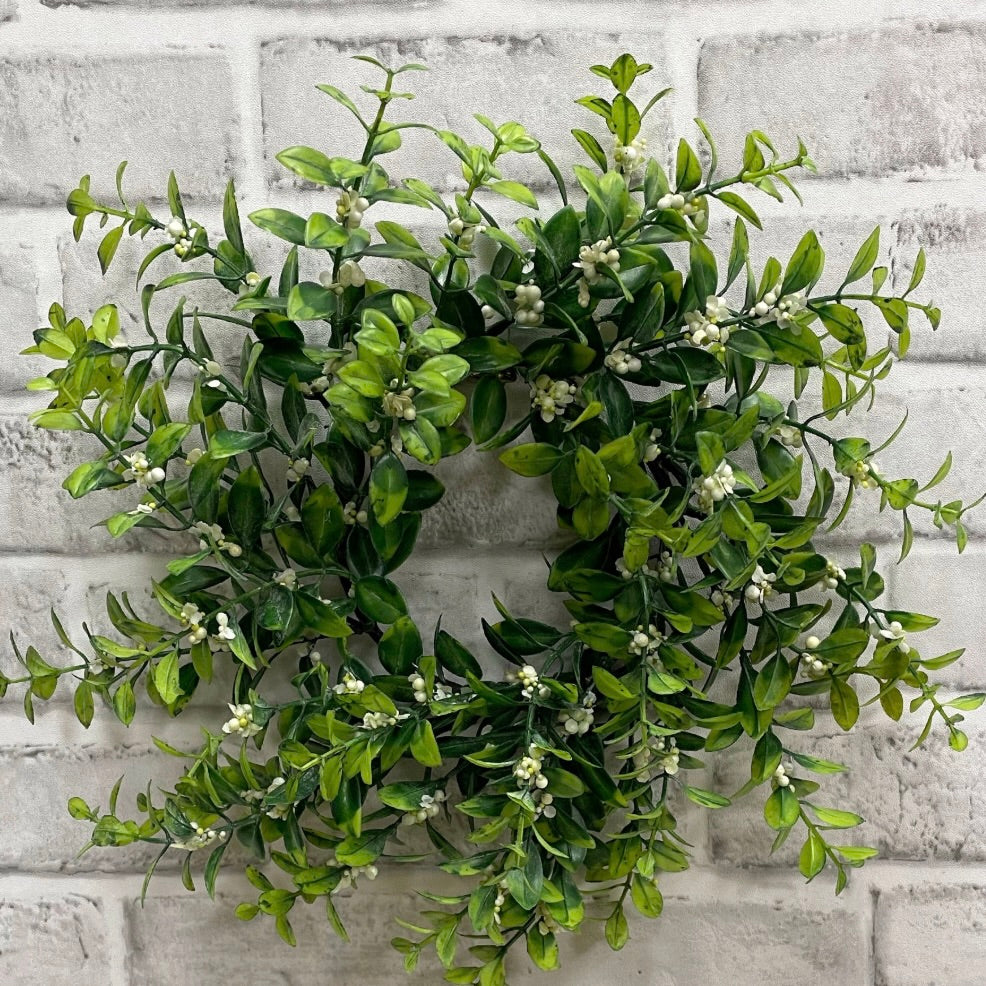 Orange Jasmine Wreath 11"D