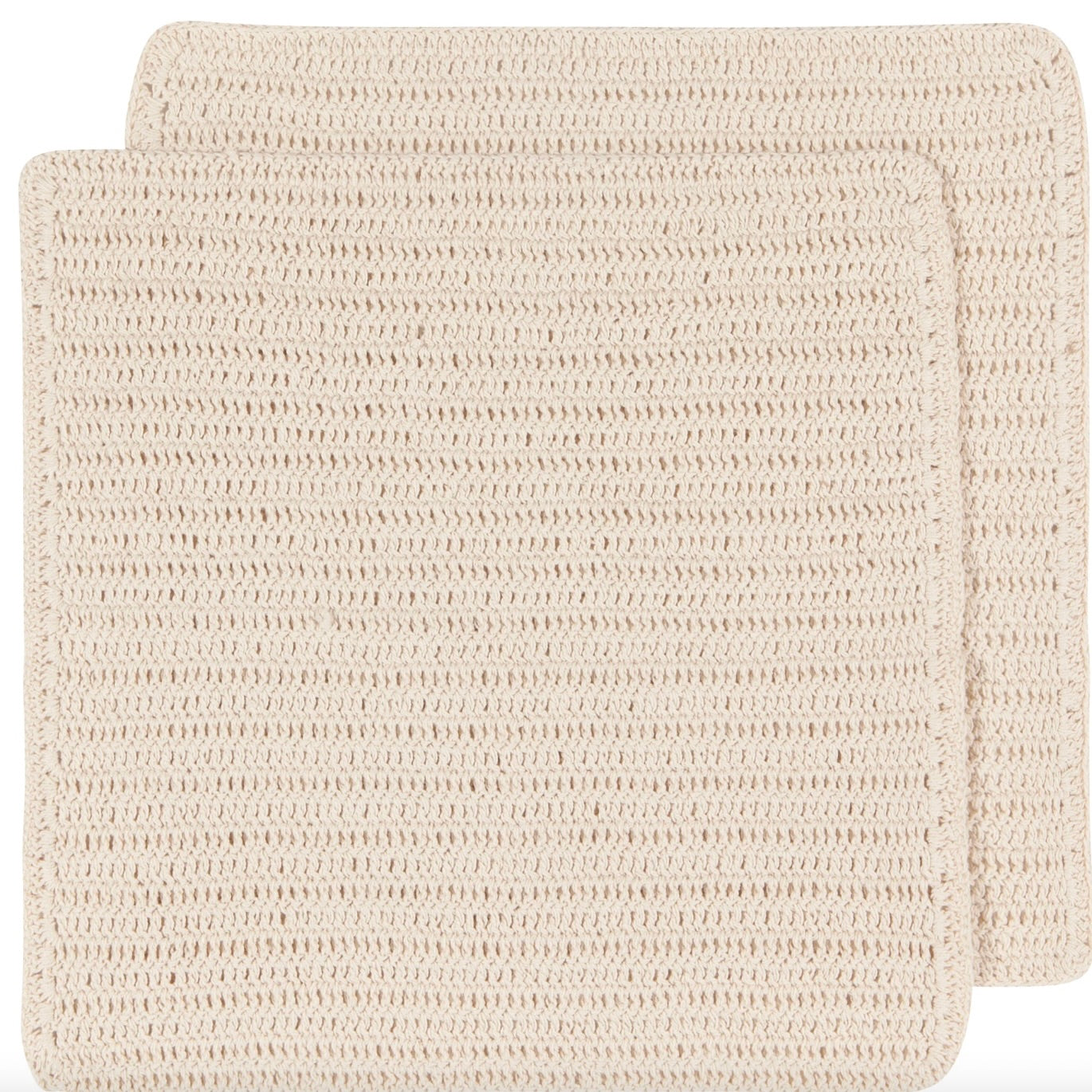 Natural Crochet Dishcloth