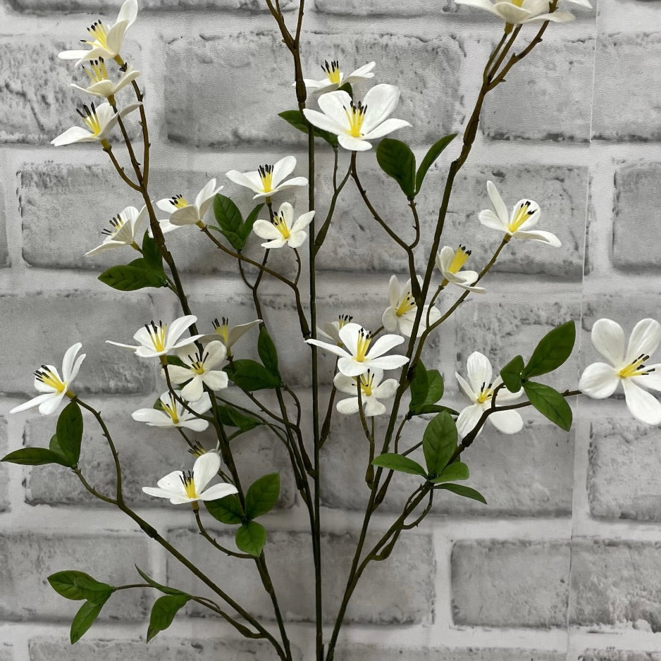 White Plum Flower Spray
