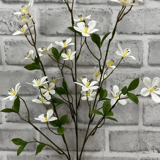 White Plum Flower Spray