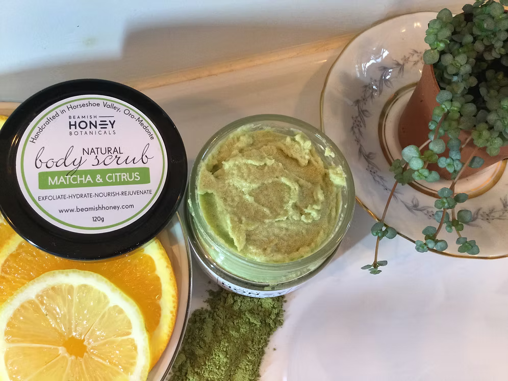 Natural Body Scrub - Matcha and Citrus