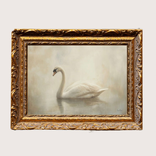 Vintage Swan Art