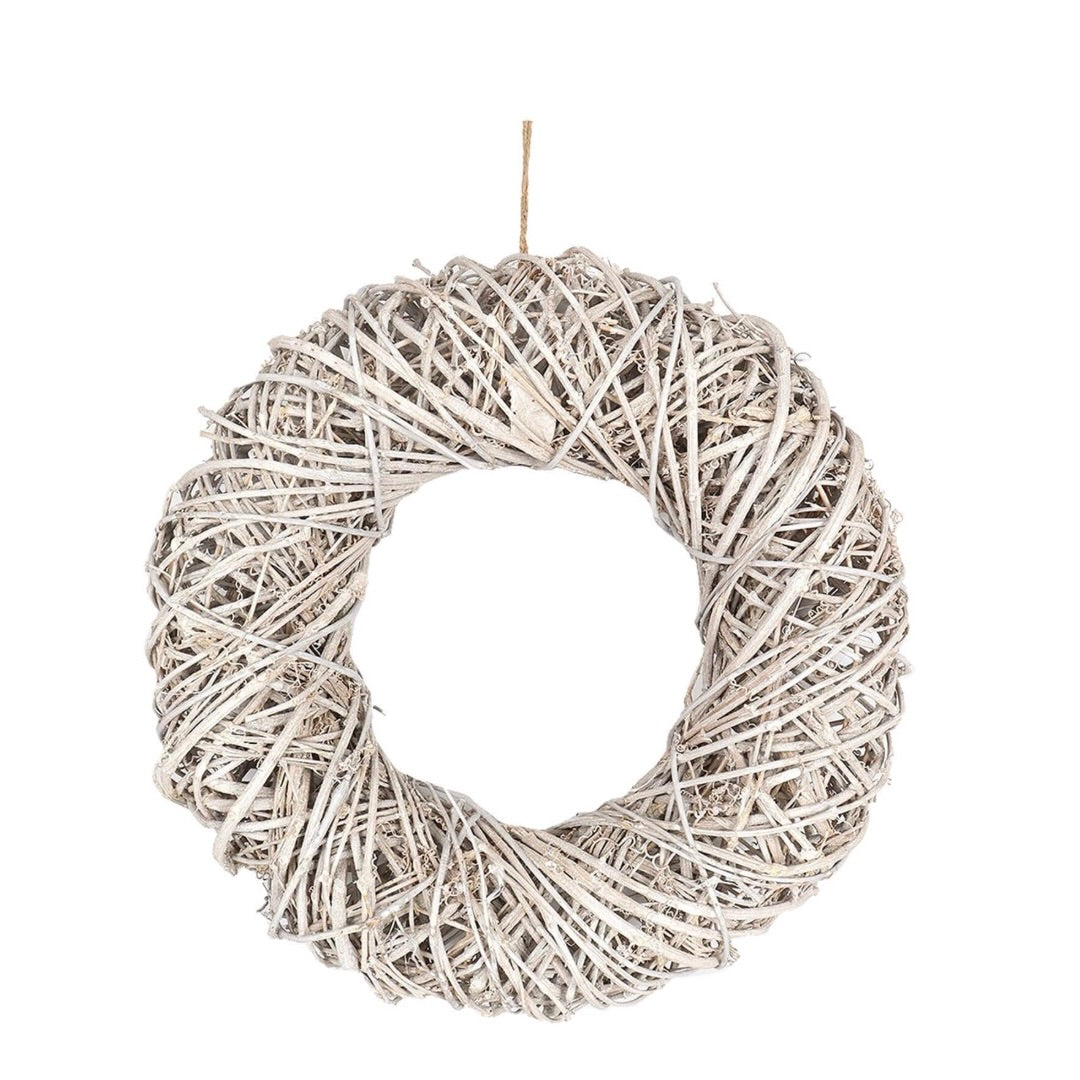 Whitewash Willow Wreath