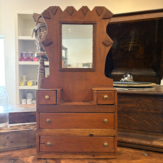 Mini Folk Art Dresser