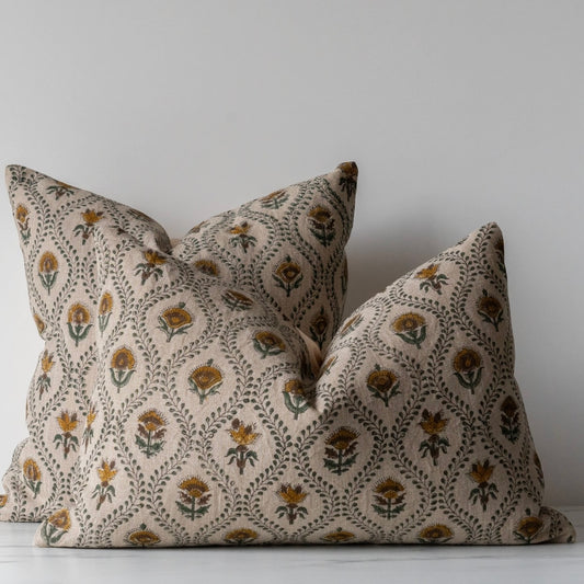 14 x 20 Pillow - Green Floral