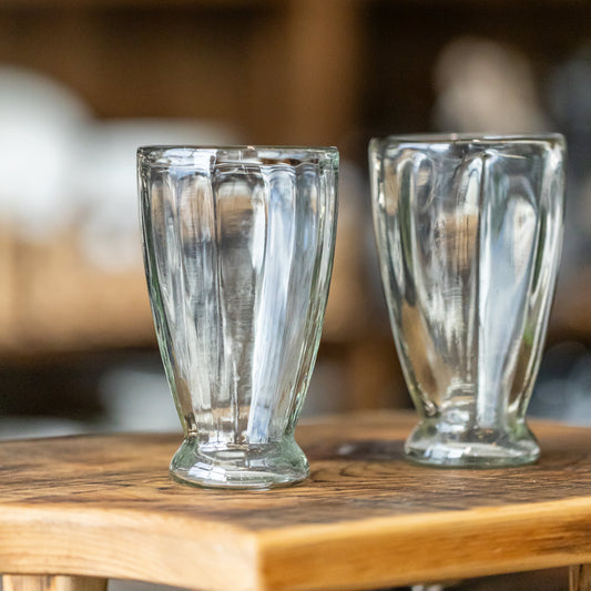 Medium Fluted Glass Tumbler