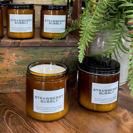 Strawberry Bubbly Candle 16oz