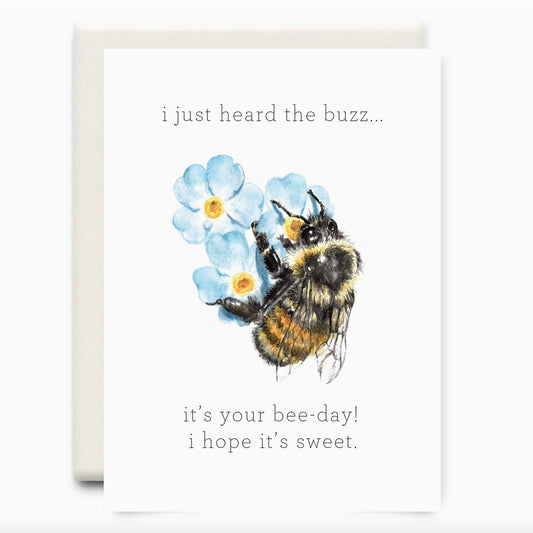 Heard the Buzz | Birthday Card