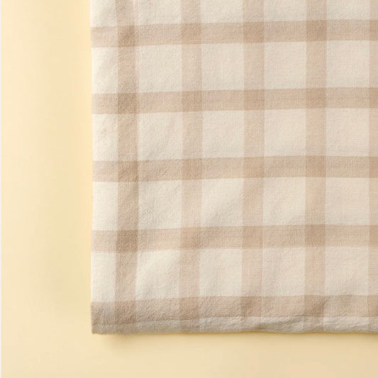 Natural Gingham Tea Towel
