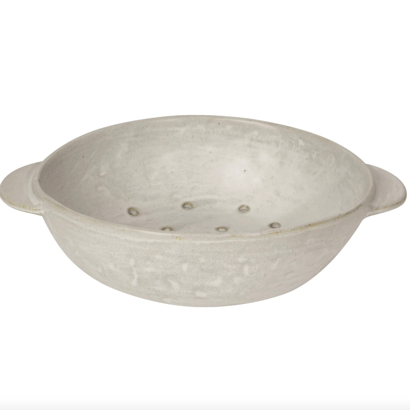 Ivory Stoneware Fruit Bowl