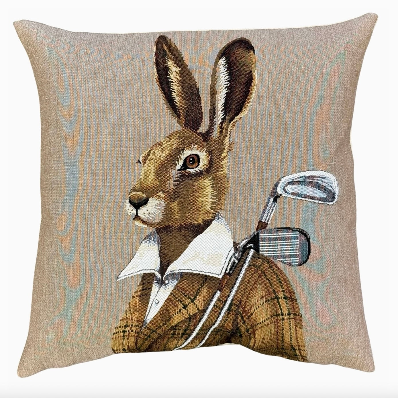 Decorative Pillow - Golfing Hare