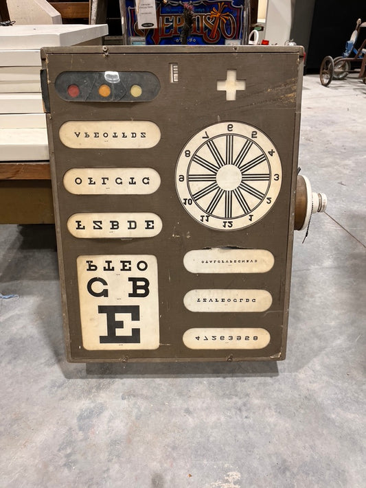 Vintage Optometrist Chart
