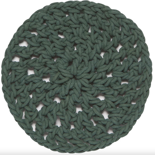 Jade Green Knotted Trivet