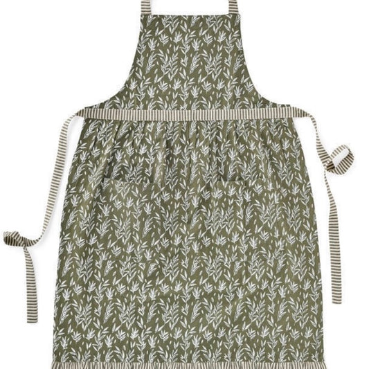 Green Olive Branch Apron