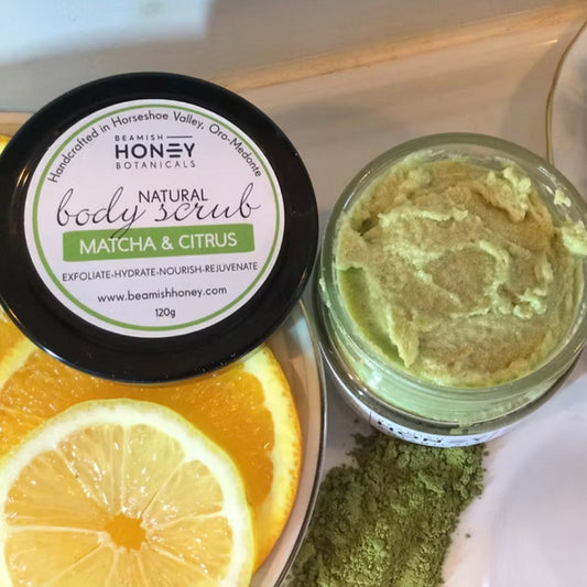 Natural Body Scrub - Matcha and Citrus