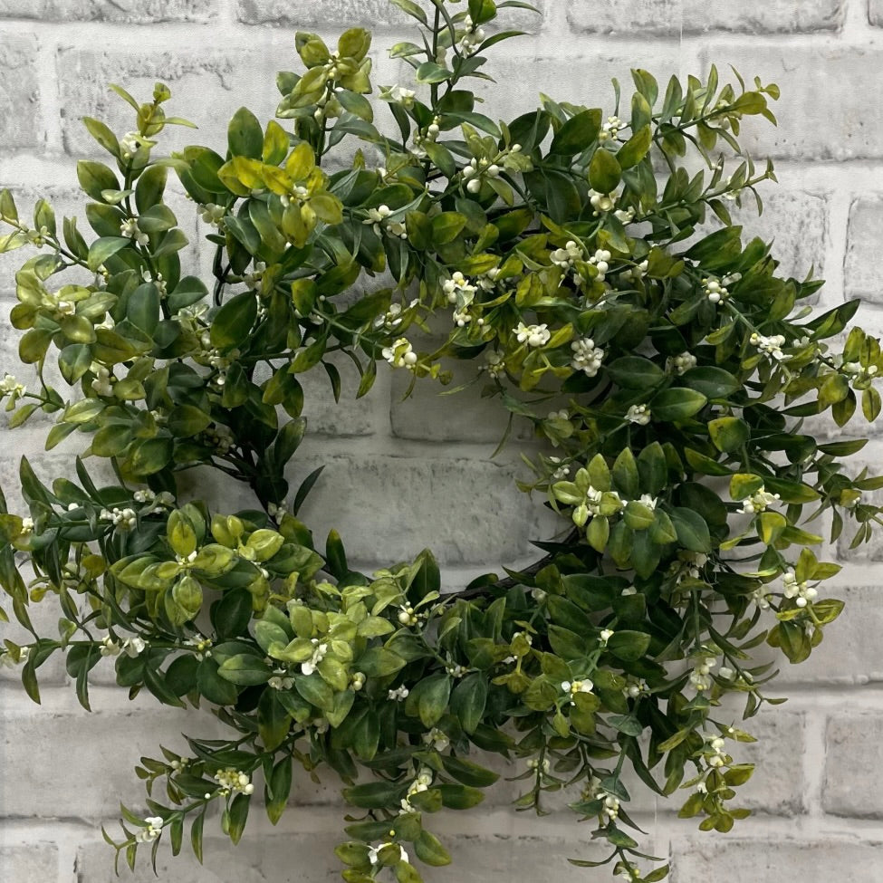 Orange Jasmine Wreath 15"D