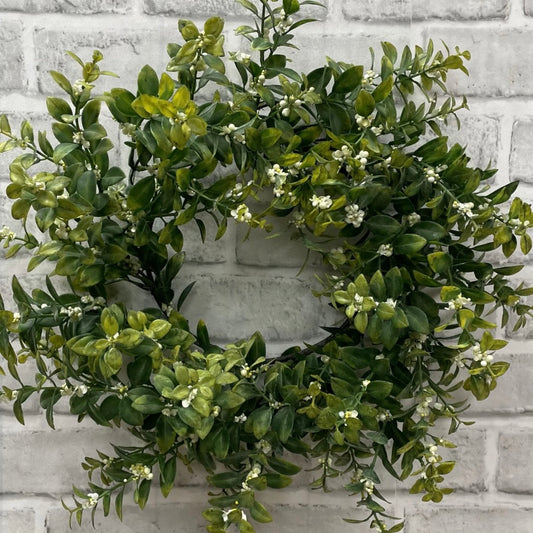 Orange Jasmine Wreath 15"D