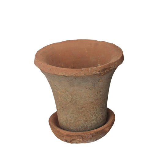 Medium Terra Cotta Pot & Saucer