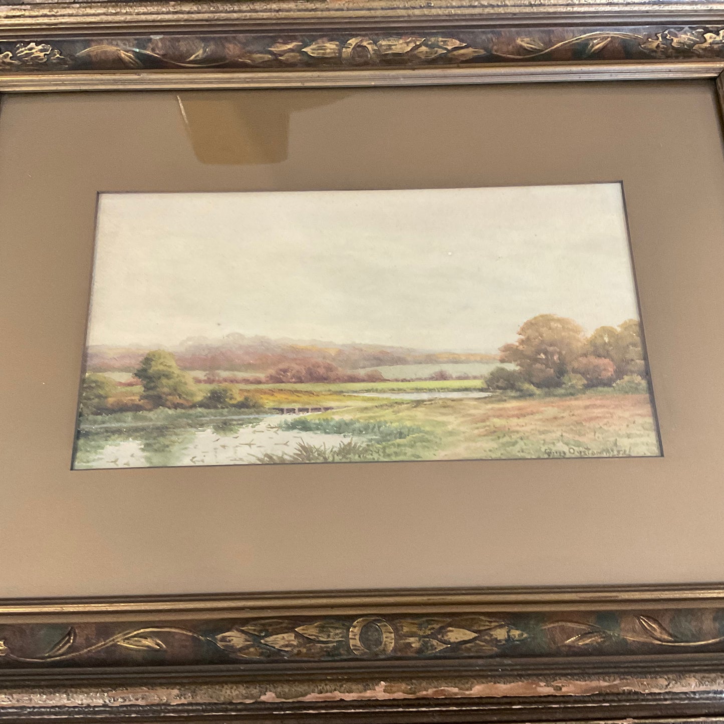 "Autumn Leaves" Polychrome Painting