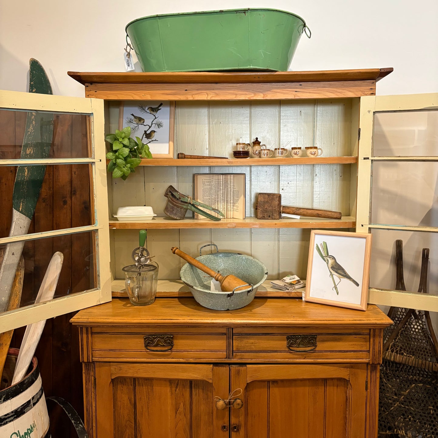 Mid Century Farmhouse Cabinet