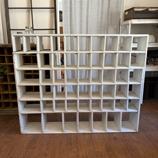 Vintage White Cubby Unit