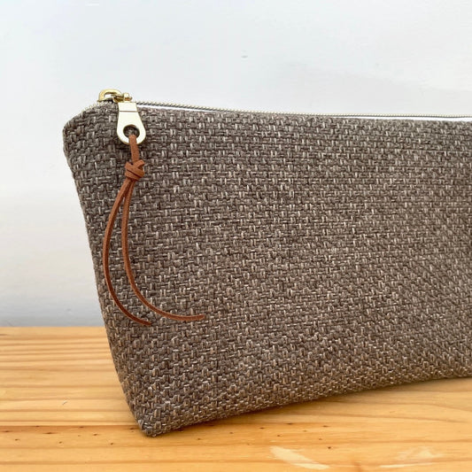 Woven Earth Makeup Bag